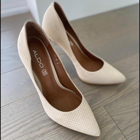 Aldo Shoes - ALDO Beige high heels - Size 8 - Great condition!